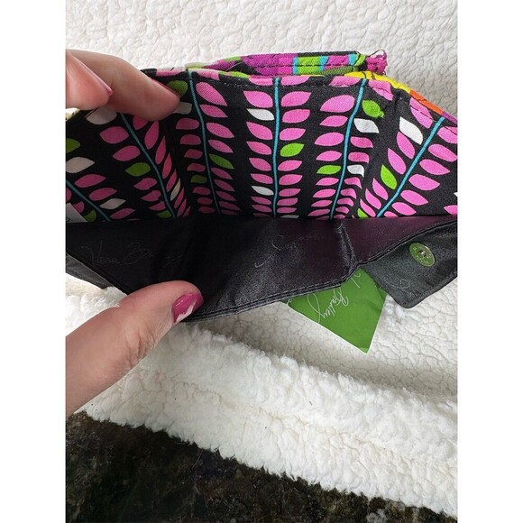 Vera Bradley Wallet Womens One Size Multicolor Floral Quilted Kisslock - Picture 6 of 7